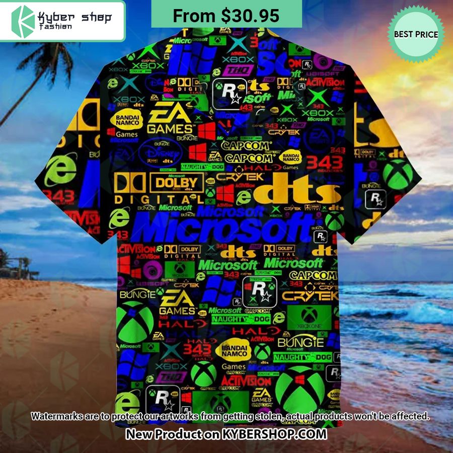 Game Console Logo Hawaiian Shirt