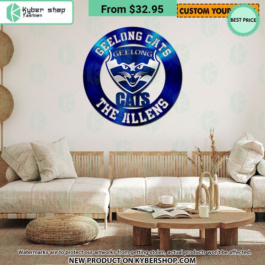 Geelong Cats CUSTOM Metal Sign