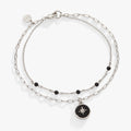 Star Double Row Bracelet Reconstituted Onyx T-Shirts
