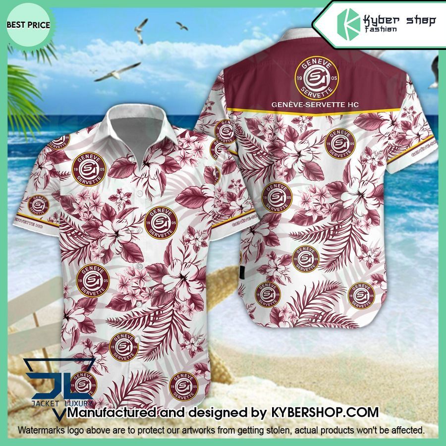 Geneve-Servette HC Hawaiian Shirt