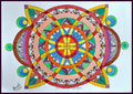 Geometric Mandala 1 Print Unisex , , , Long Sleeve Tee