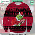Georgia Bulldogs Grinch Christmas Sweater