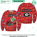 Georgia Bulldogs Grinch Sweater