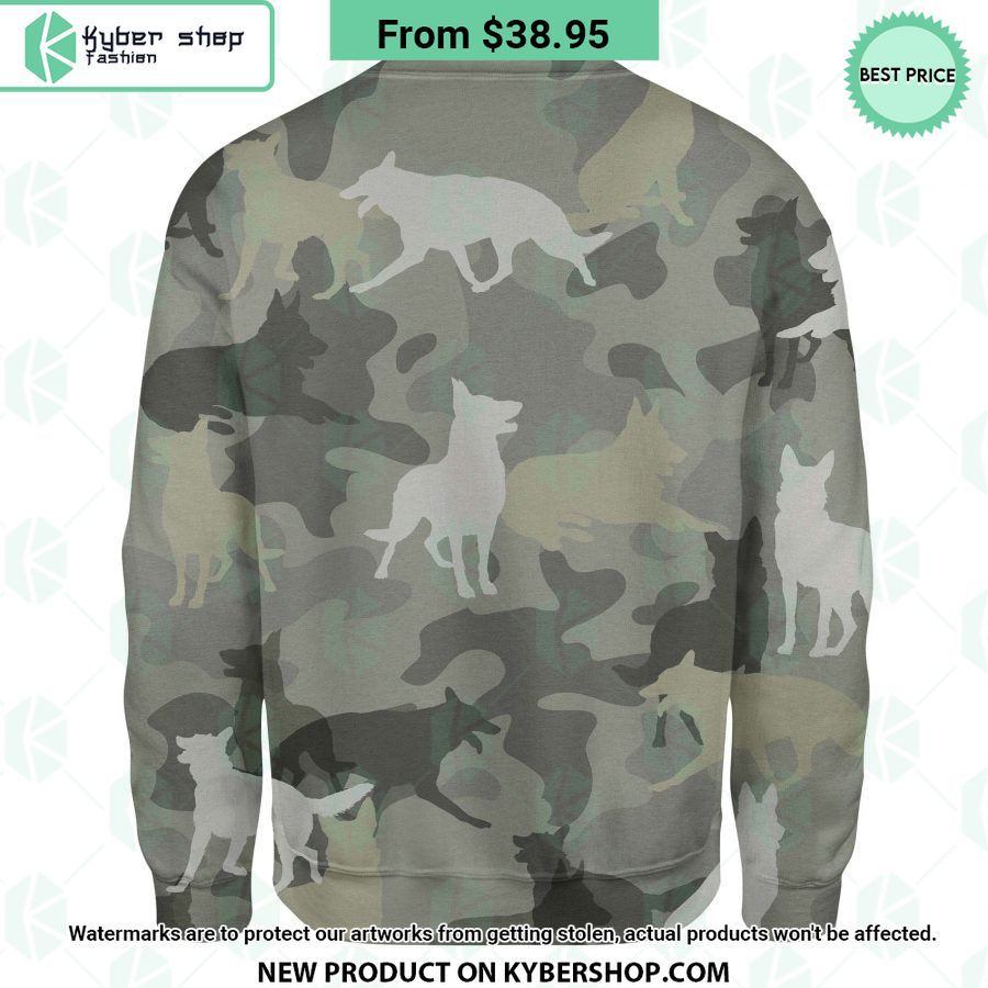 German Shepherd Camo Sweatshirt