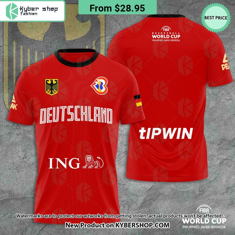 Germany Men’s National Basketball World Cup T Shirt
