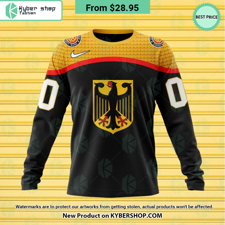 Germany National Ice Hockey Team Away Hoodie, Shirt