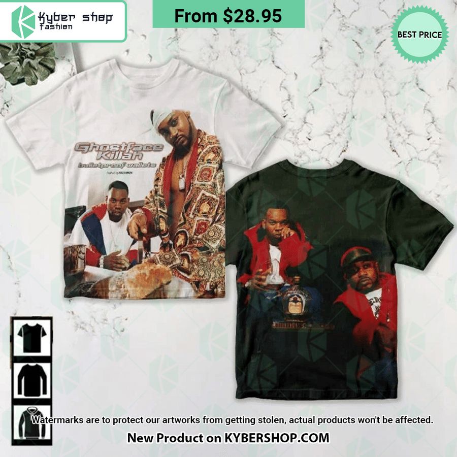 Ghostface Killah Bulletproof Wallets Album Cover Shirt