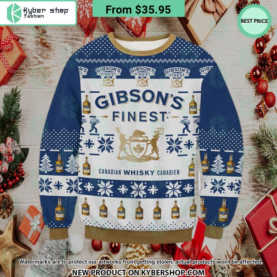 Gibson’s Finest Whiskey Sweater