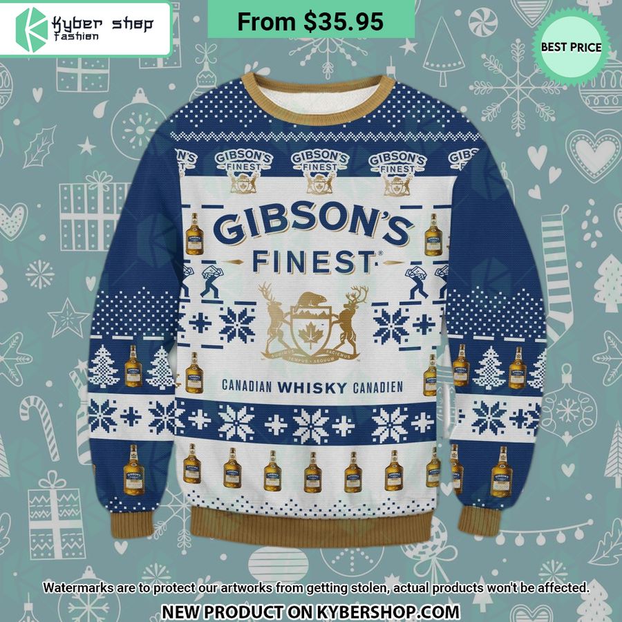 Gibson’s Finest Whiskey Sweater
