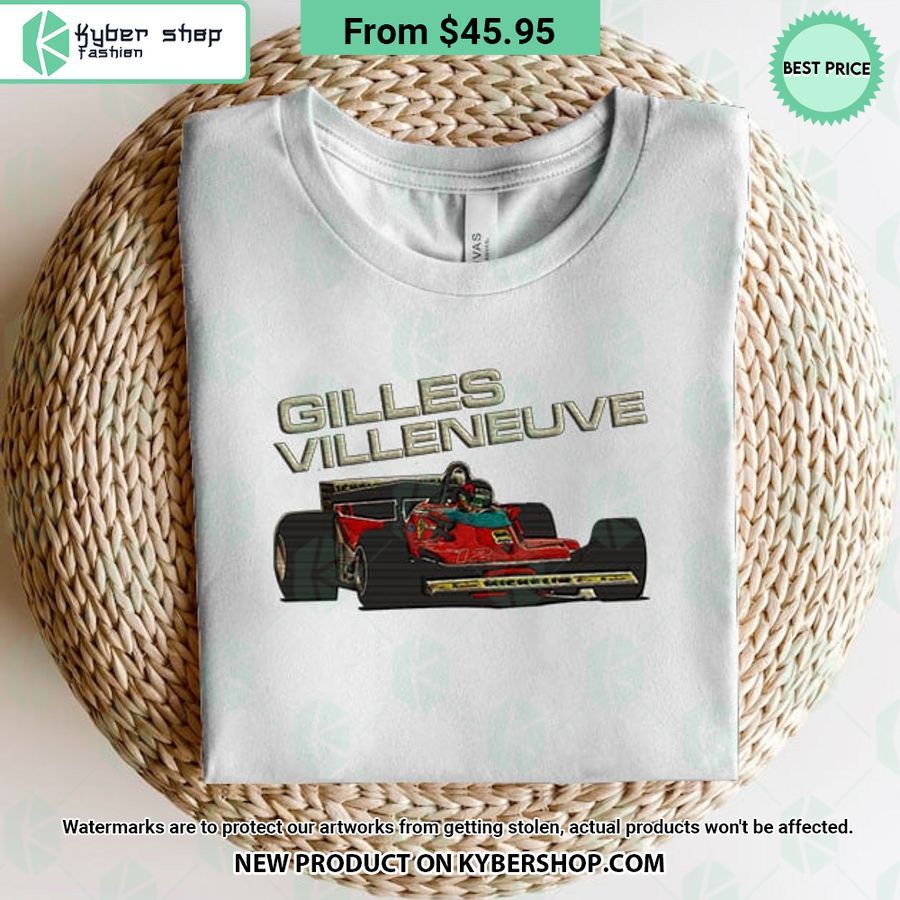 Gilles Villeneuve Embroidered Shirt