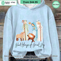 Glad Tidings Of Great Joy Nativity Christmas Hoodie