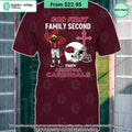 God First Family Second Then Arizona Cardinals Shirt