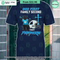 God First Family Second Then Carolina Panthers Shirt