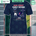God First Family Second Then Houston Texans Shirt