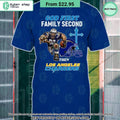 God First Family Second Then Los Angeles Chargers Shirt