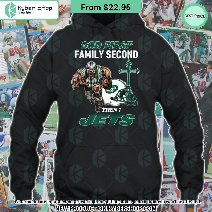 God First Family Second Then New York Jets Shirt