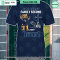 God First Family Second Then Tennessee Titans Shirt