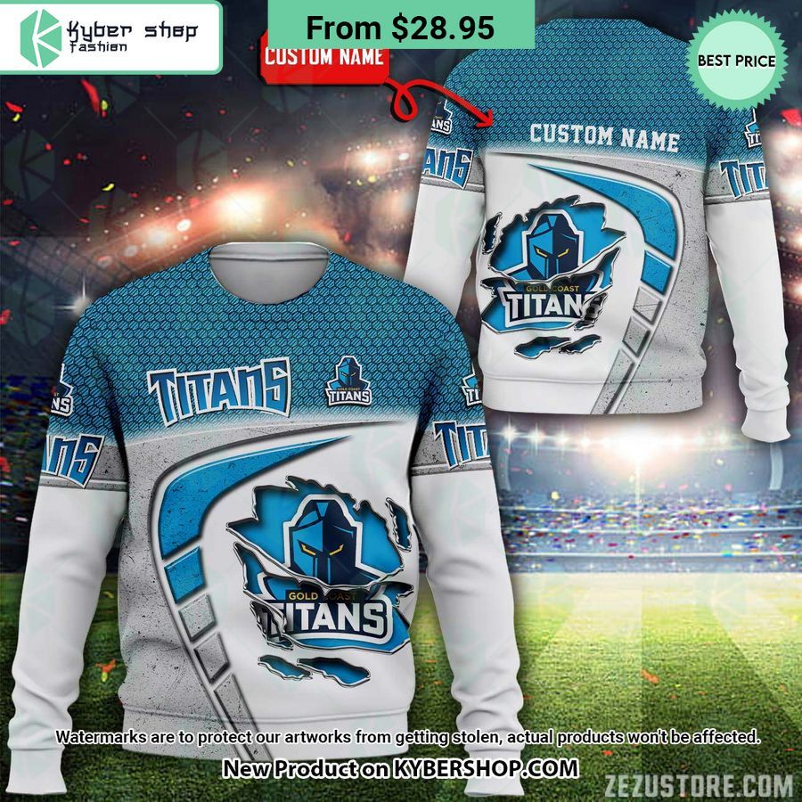 Gold Coast Titans CUSTOM Hoodie