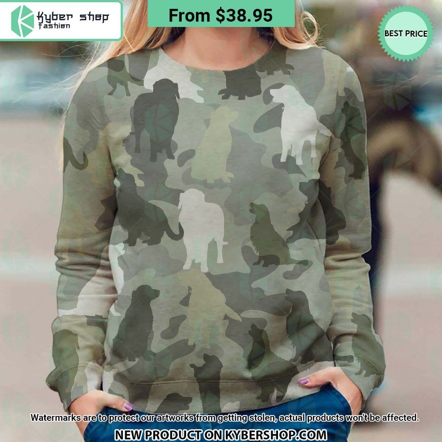 Golden Retriever Camo Sweatshirt