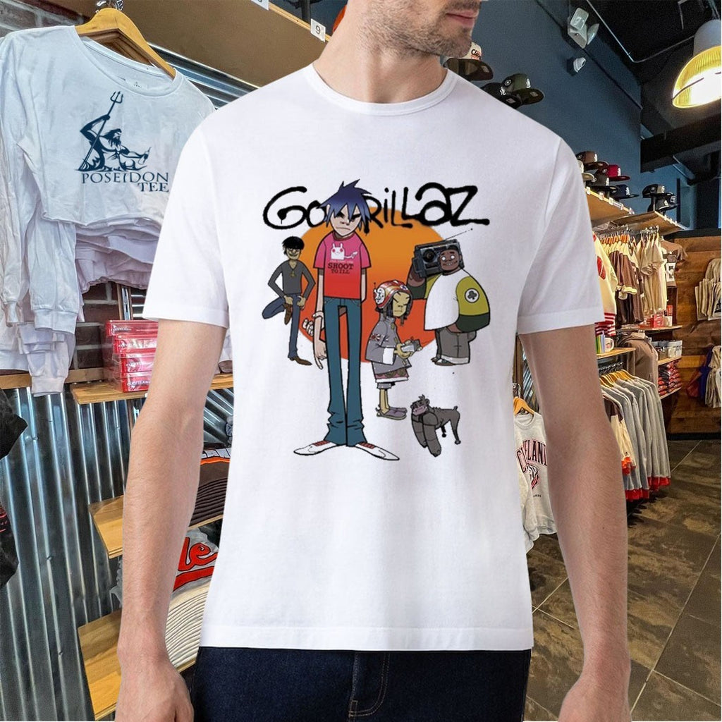 Gorillaz Band Grey T-shirt