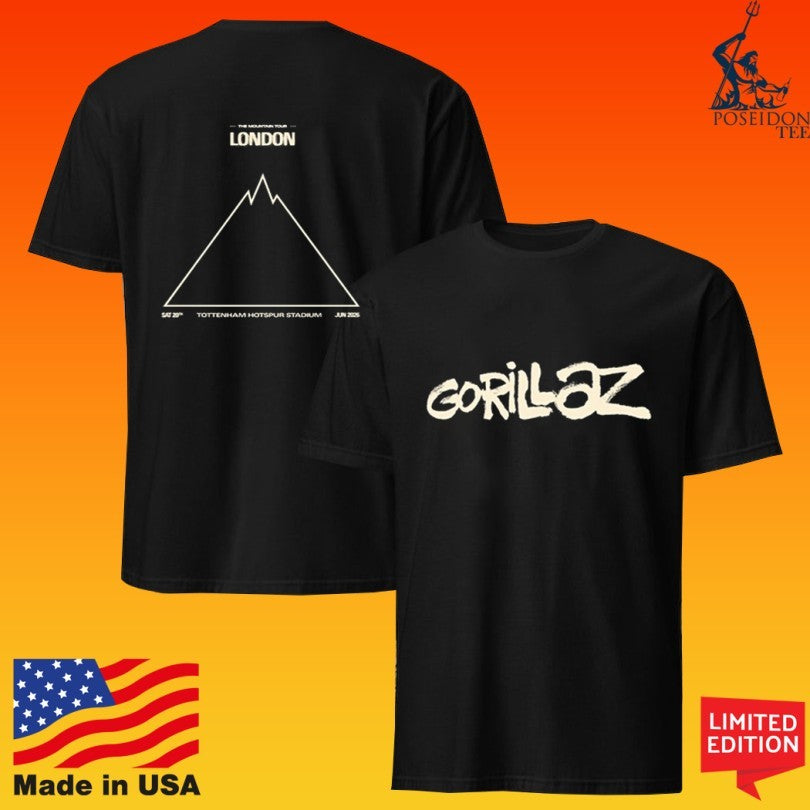 Gorillaz London Tottenham Event T-shirt