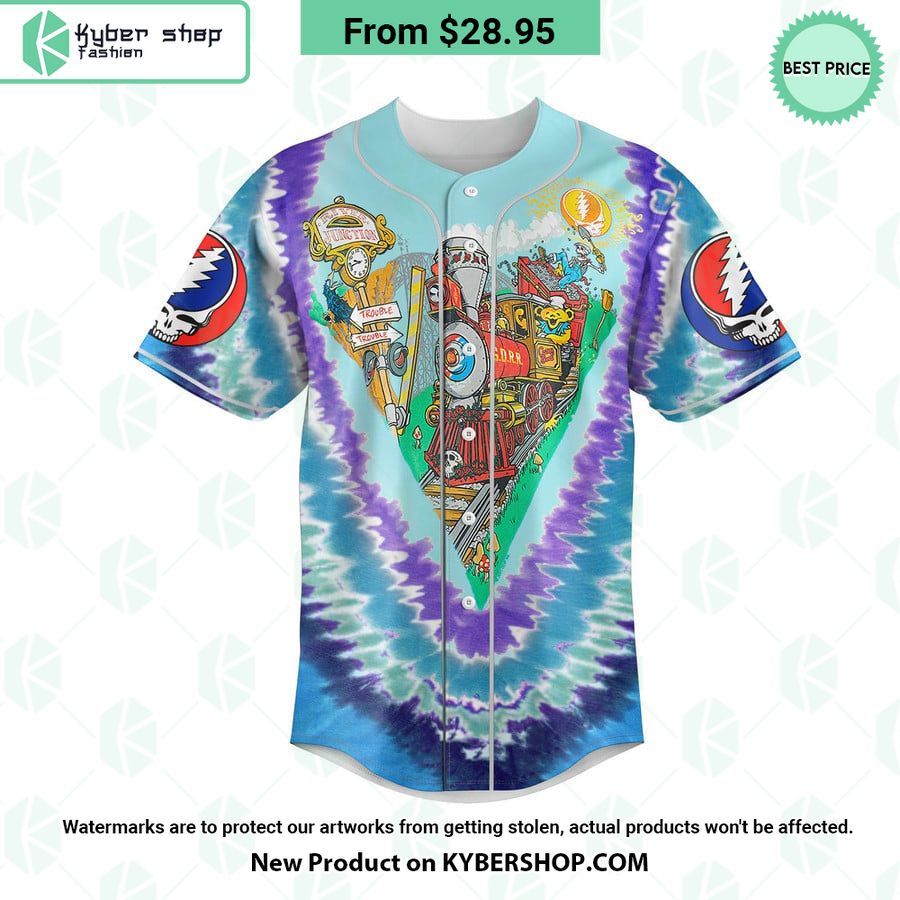 Grateful Dead Baseball Jersey Shorts