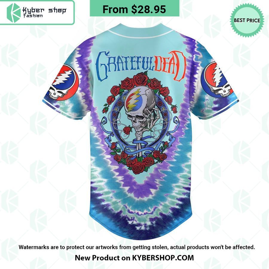Grateful Dead Baseball Jersey Shorts