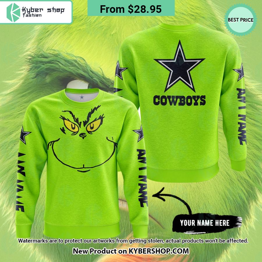Grinch Dallas Cowboys CUSTOM Hoodie, Shirt