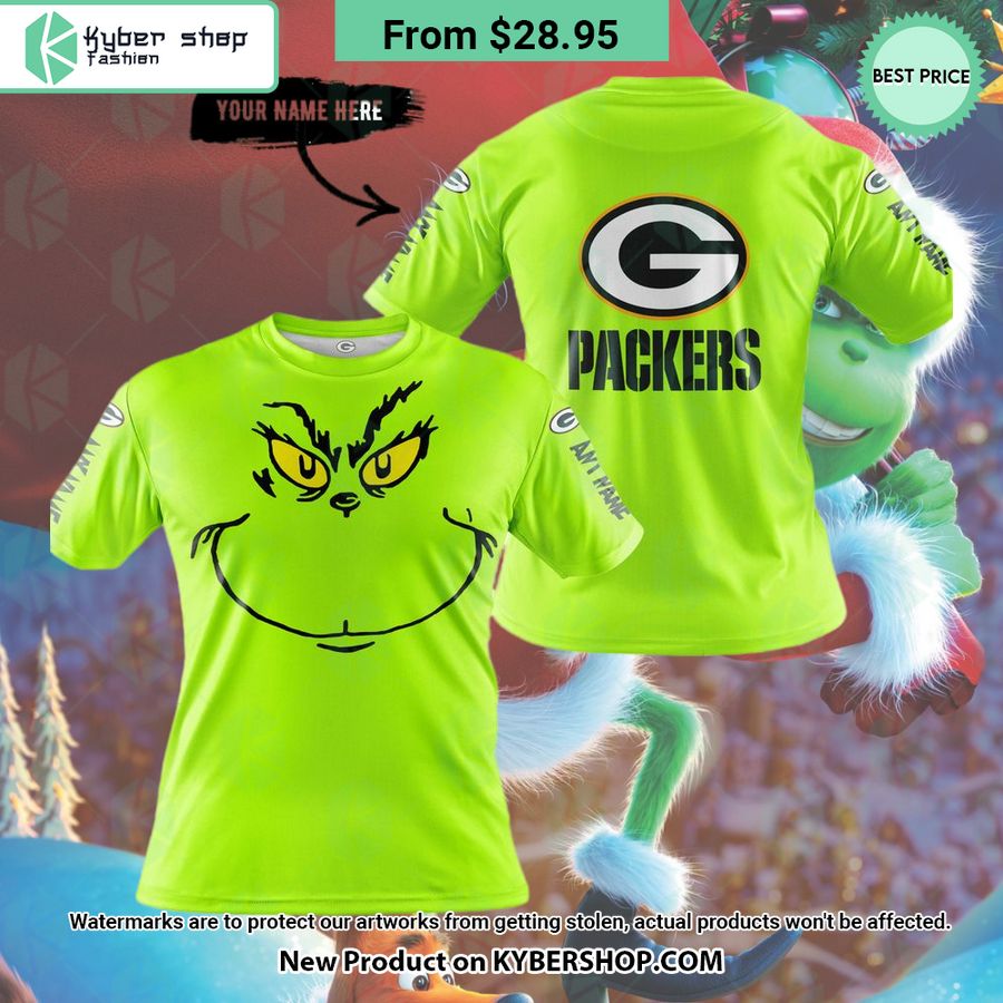 Grinch Green Bay Packers CUSTOM Hoodie, Shirt
