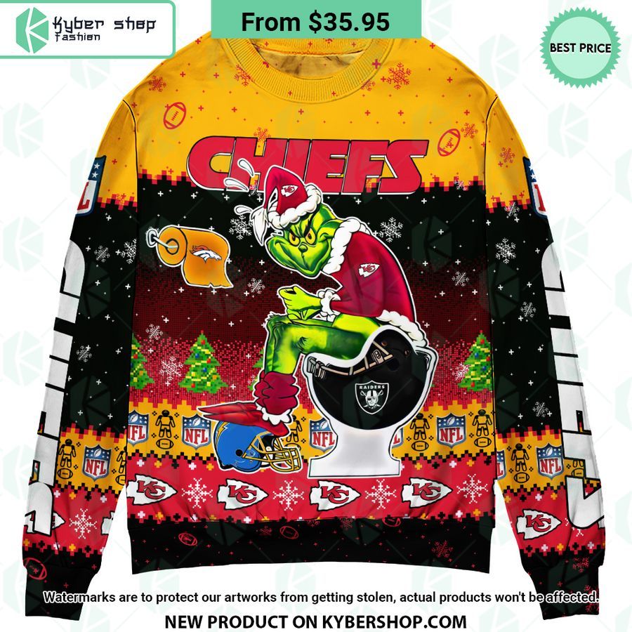 Grinch Kansas City Chiefs Sweater