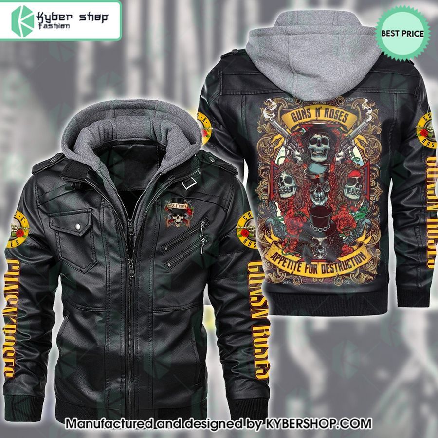 Gun N Roses Appetite for Destruction Album Leather Jacket