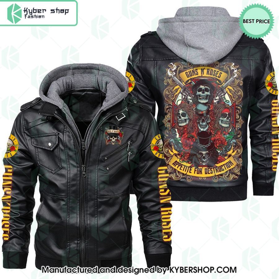 Gun N Roses Appetite for Destruction Album Leather Jacket