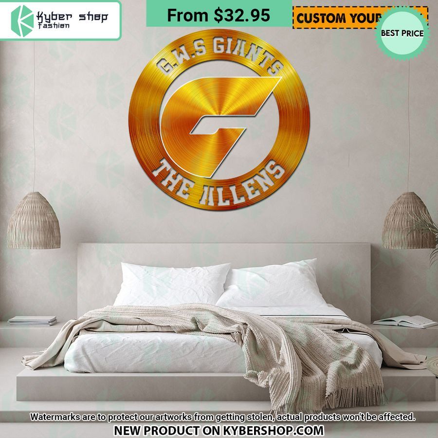 GWS Giants CUSTOM Metal Sign