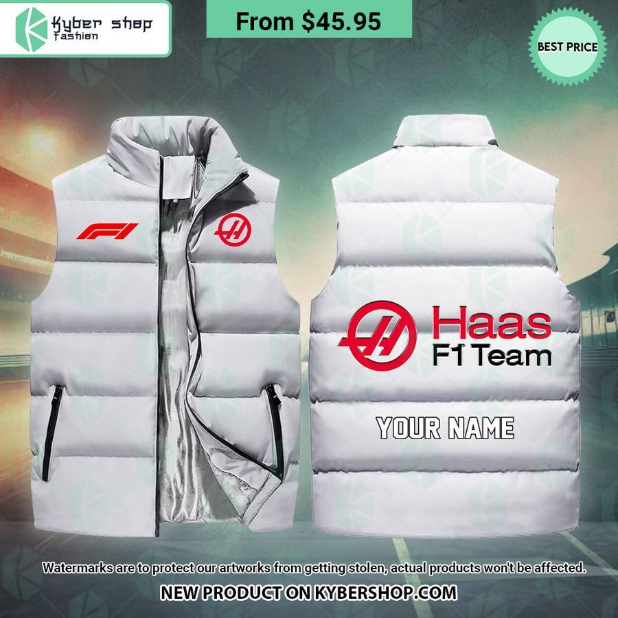 Haas F1 CUSTOM Sleeveless Puffer Down Jacket