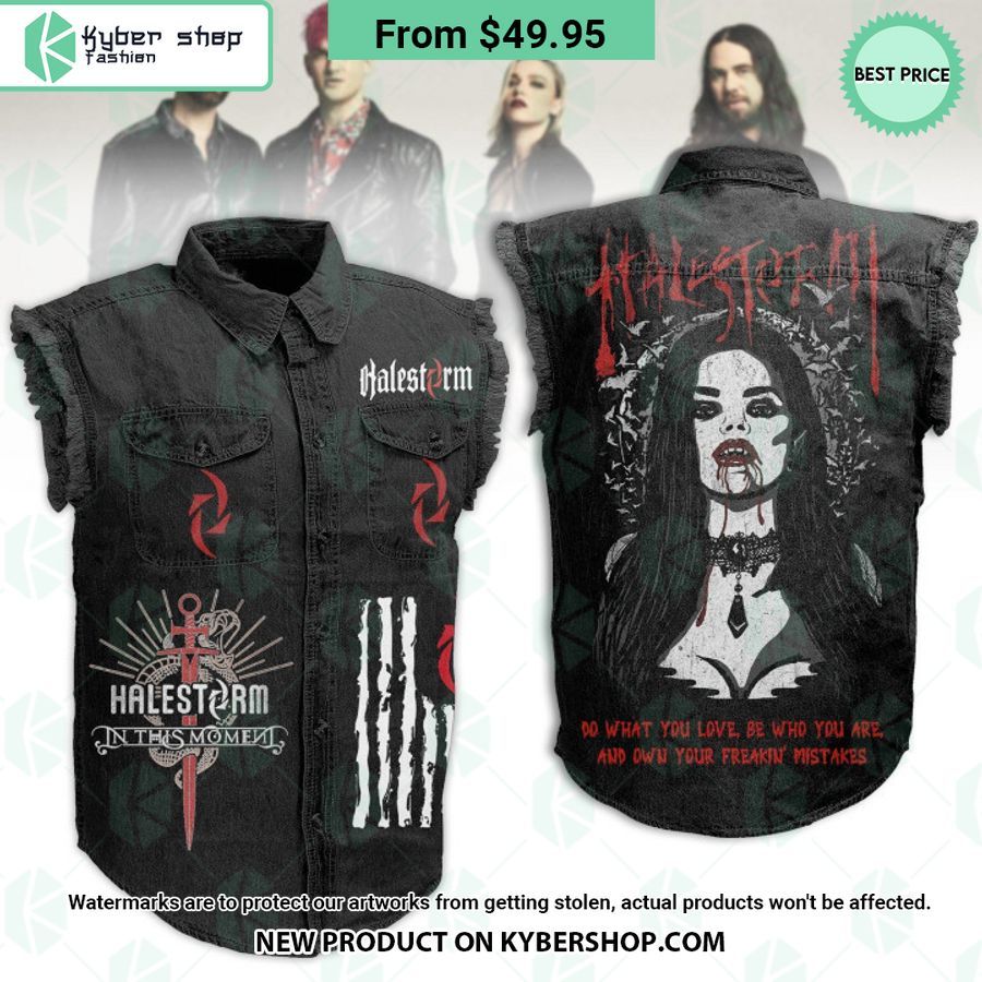 Halestorm Do What You Love Sleeveless Denim Jacket