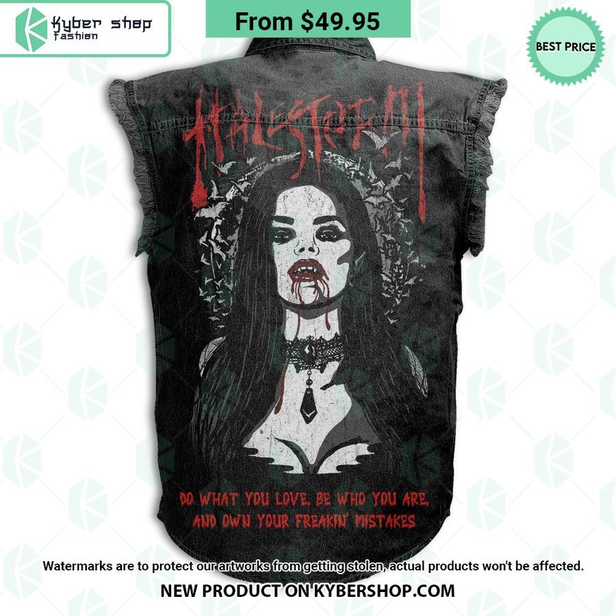 Halestorm Do What You Love Sleeveless Denim Jacket
