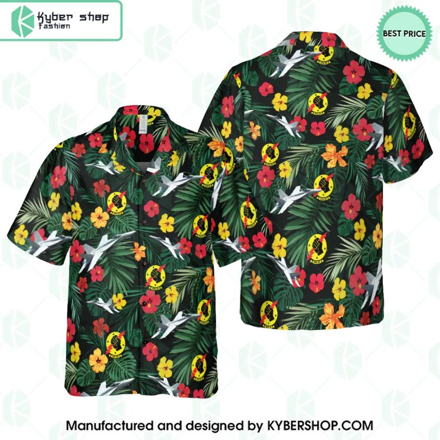 Hand Holding Lightning Hawaiian Shirt