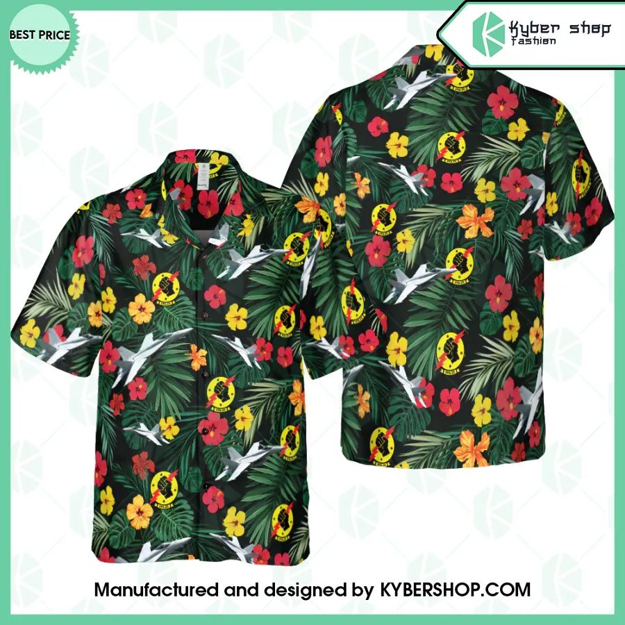 Hand Holding Lightning Hawaiian Shirt