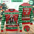 Hans Gruber Fall Nakatomi Plaza Die Hard Ugly Christmas Sweater