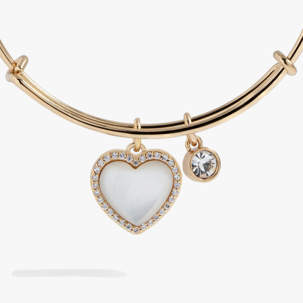 Mother Pearl Heart Anniversary Bangle T-Shirts