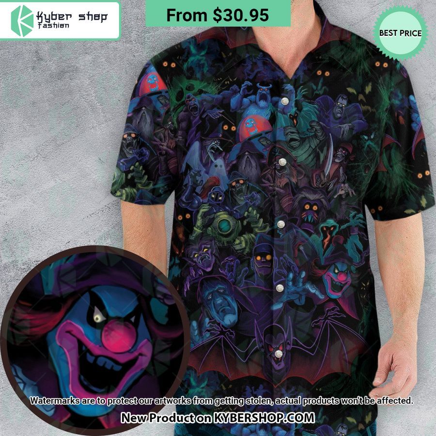 Haunted Scooby-Doo Villains Hawaiian Shirt
