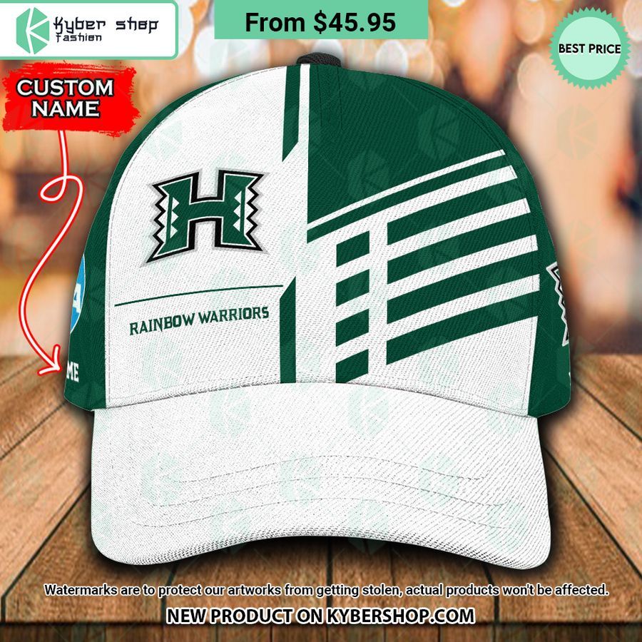 Hawaii Rainbow Warriors CUSTOM Polo Shirt, Cap