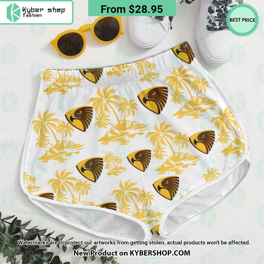 Hawthorn Football Club Hawaiian Shirt Shorts