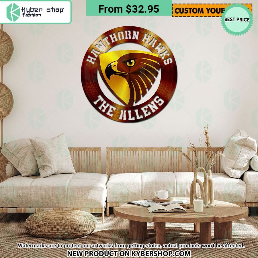 Hawthorn Hawks CUSTOM Metal Sign