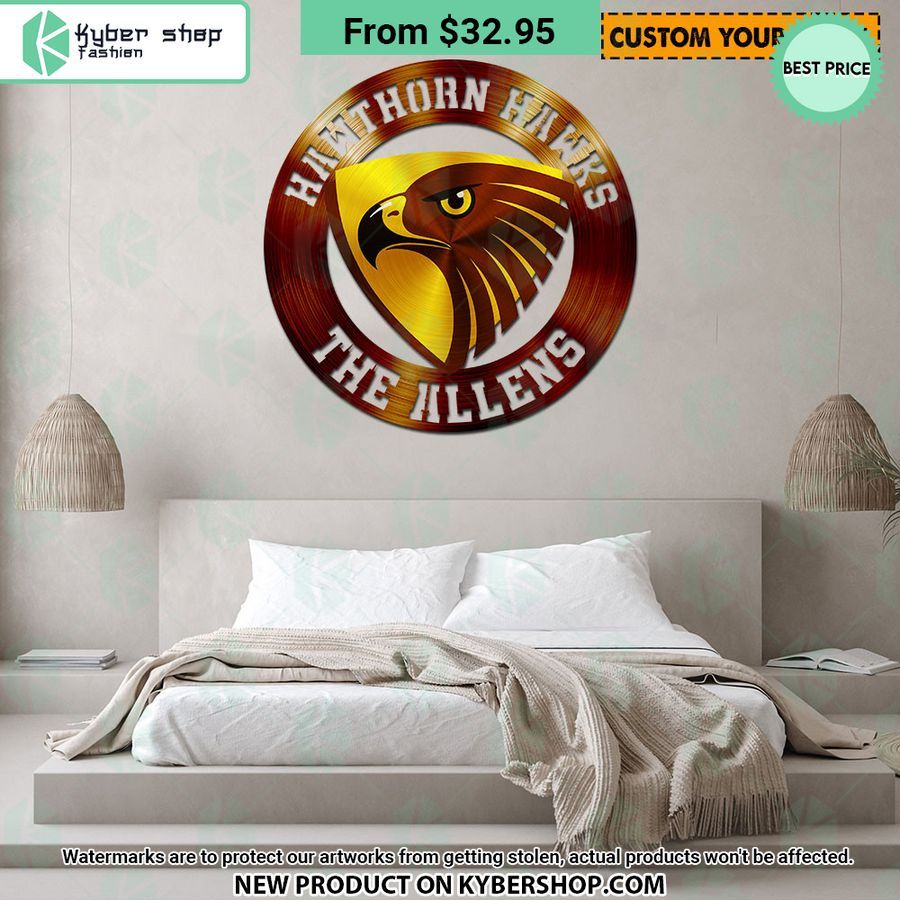 Hawthorn Hawks CUSTOM Metal Sign