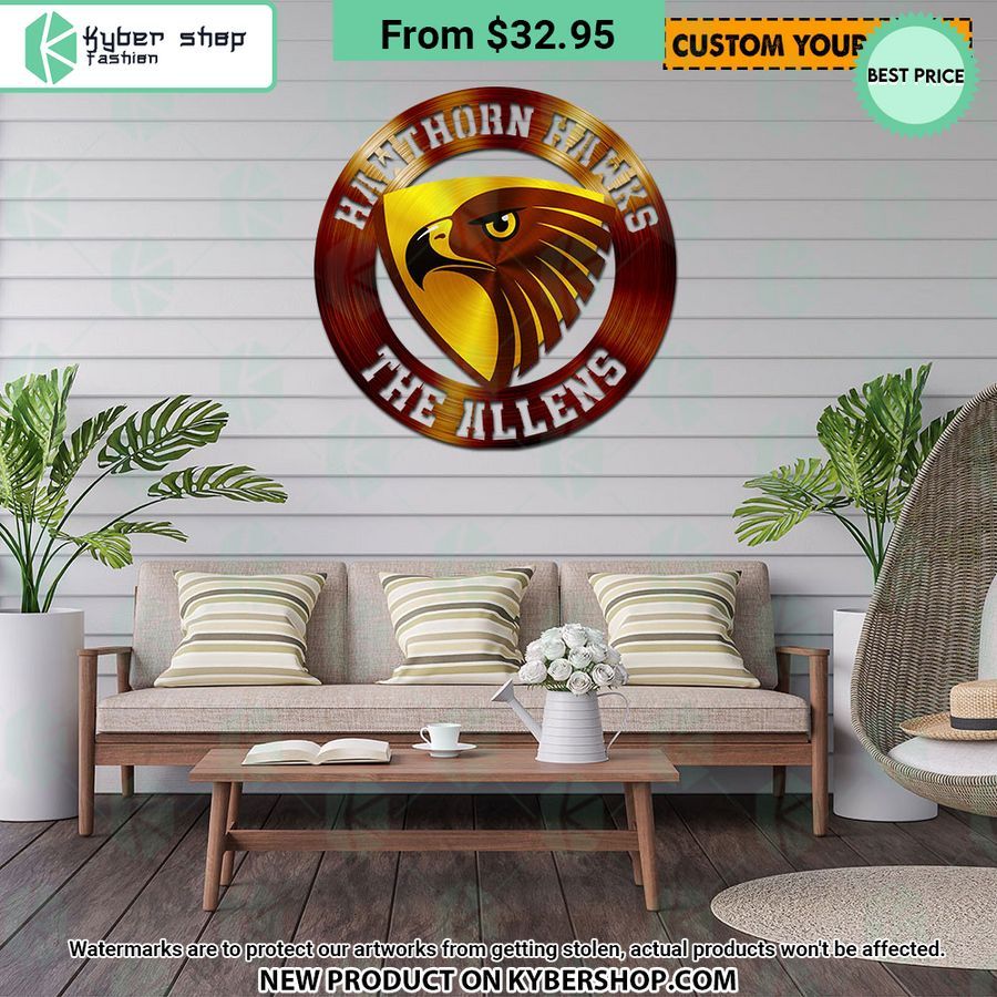 Hawthorn Hawks CUSTOM Metal Sign