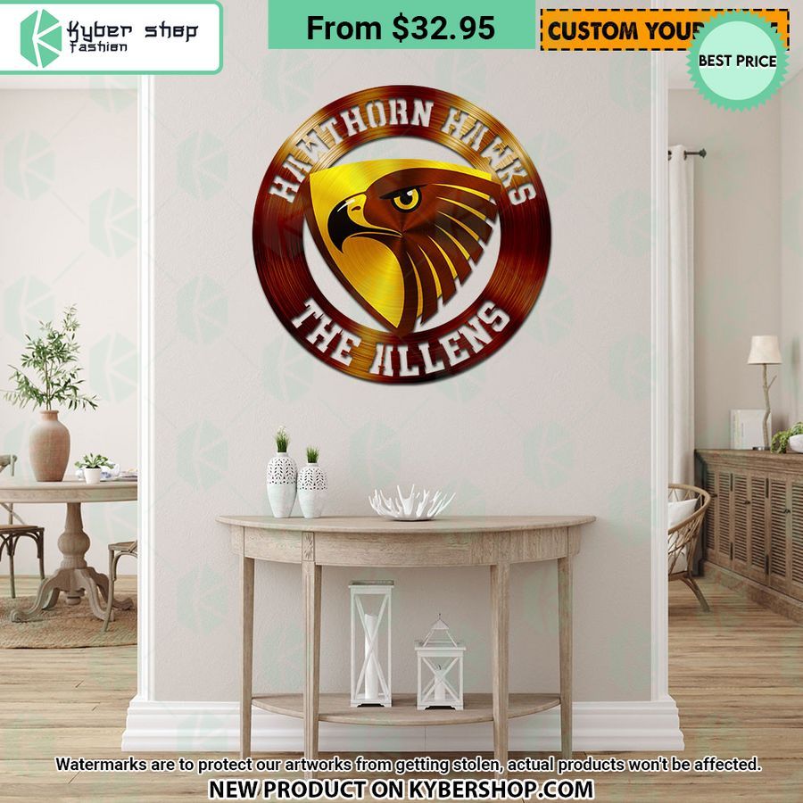 Hawthorn Hawks CUSTOM Metal Sign
