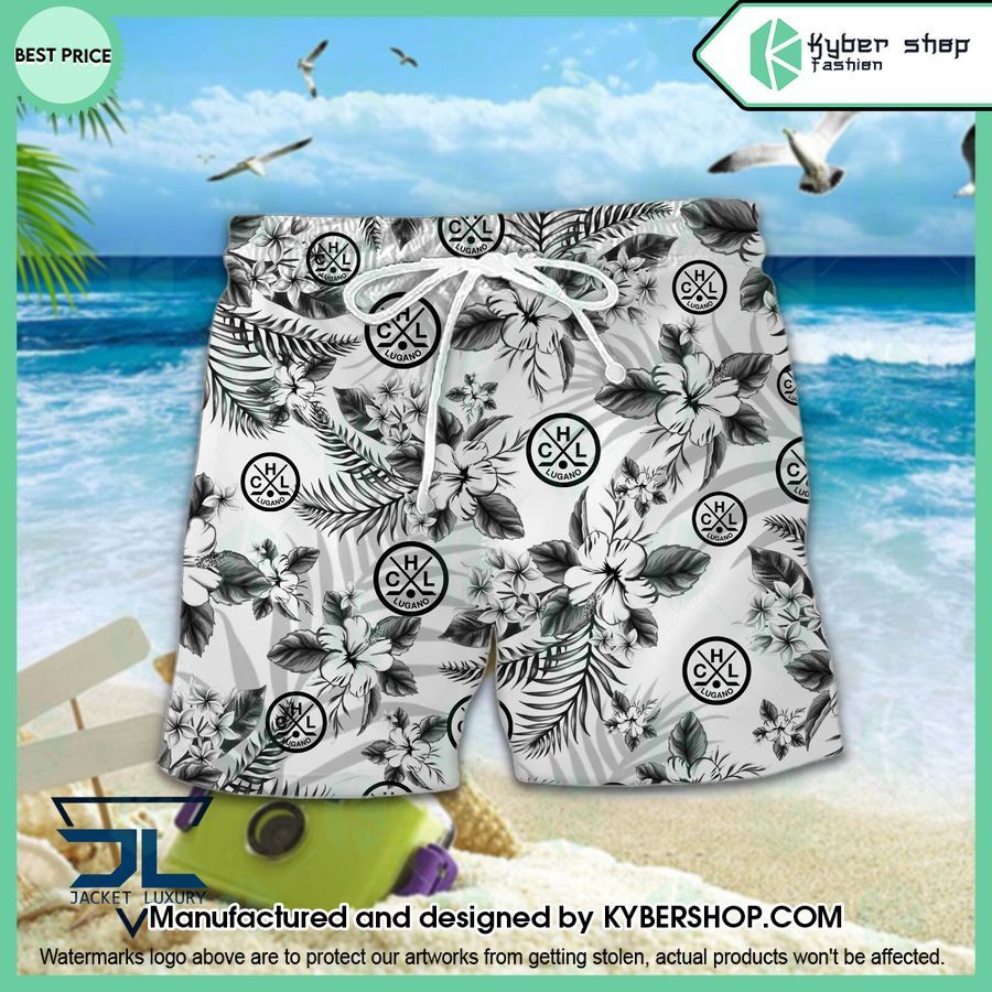 HC Lugano Hawaiian Shirt