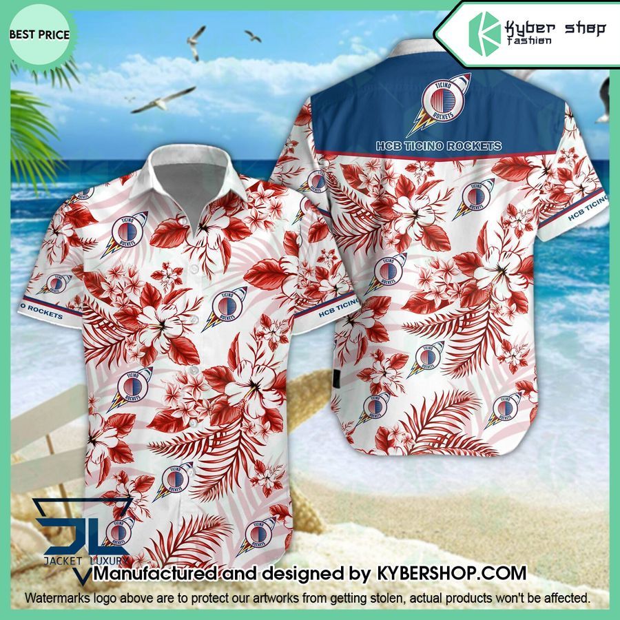 HCB Ticino Rockets Hawaiian Shirt