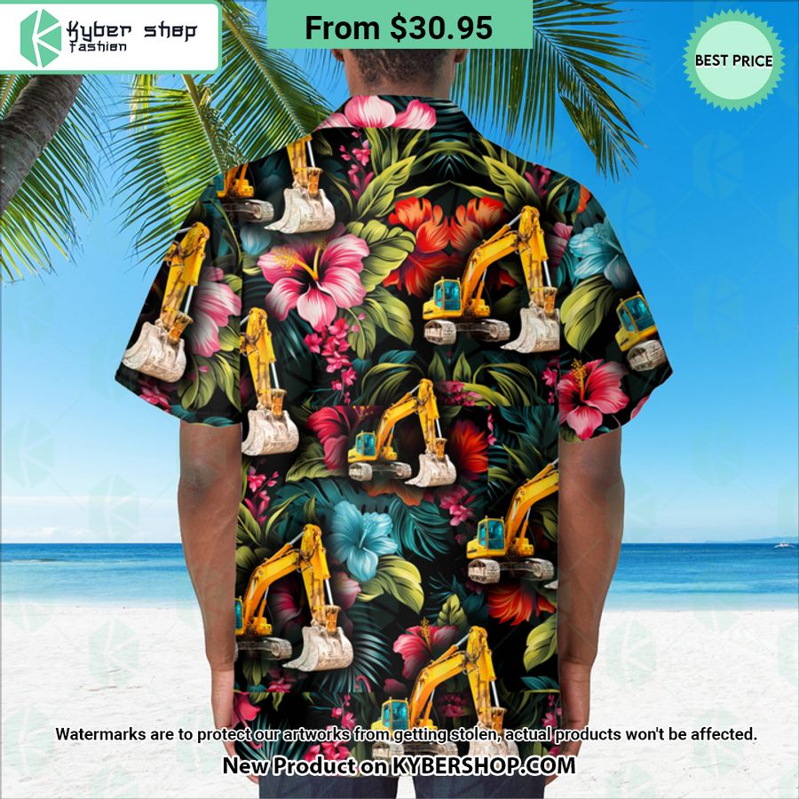 Heavy Equipment Operator Tropical Hawaiian Shirt